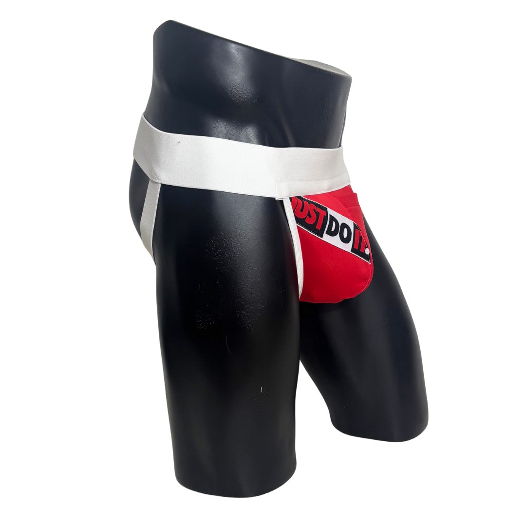 Nike Just Do It Red Pocket Jockstrap