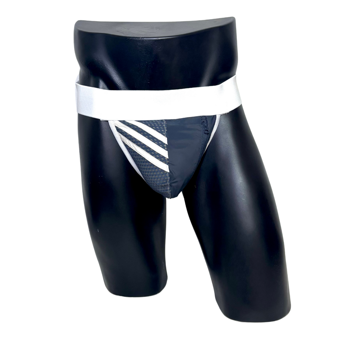 Adidas 3 Stripes Dark Gray Pocket Jockstrap 2.0