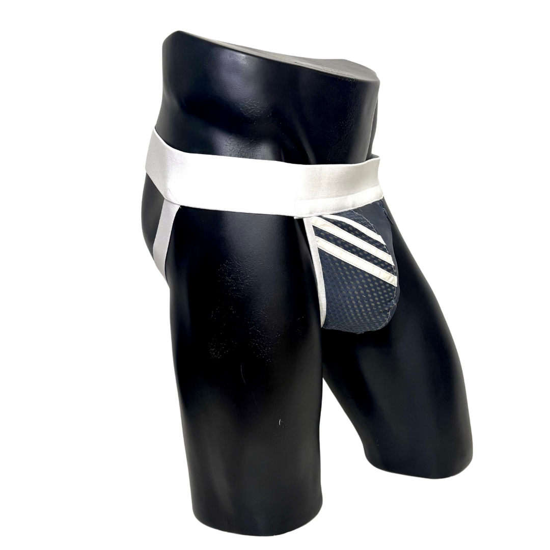 Adidas 3 Stripes Dark Gray Pocket Jockstrap 2.0