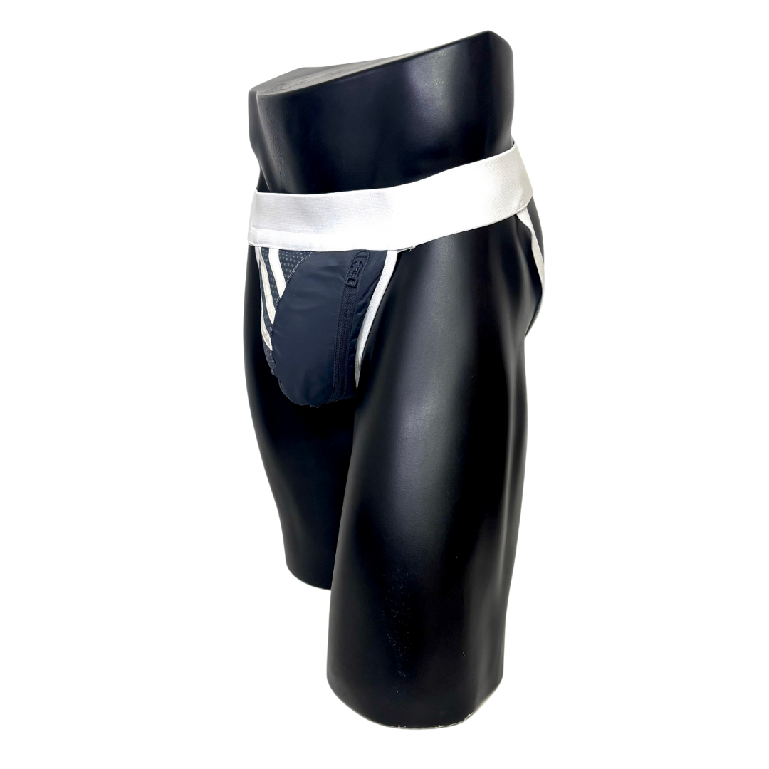 Adidas 3 Stripes Dark Gray Pocket Jockstrap 2.0