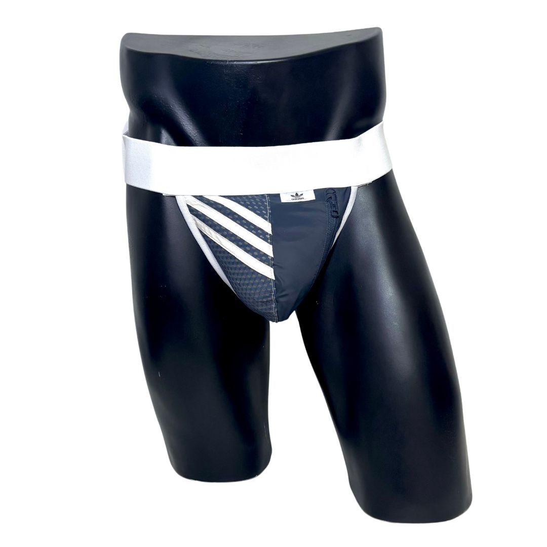 Adidas 3 Stripes Dark Gray Pocket Jockstrap 2.0