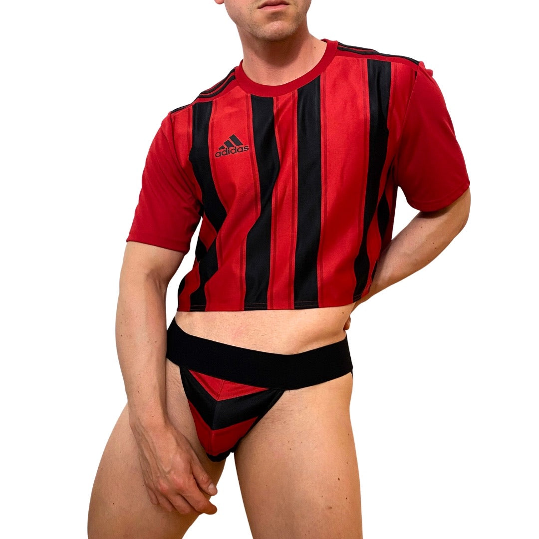 Adidas Red/Black Look