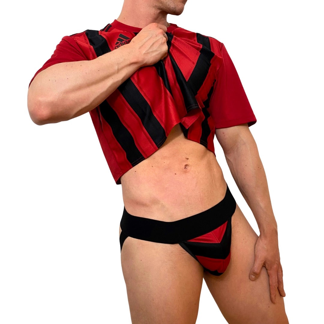 Adidas Red/Black Look