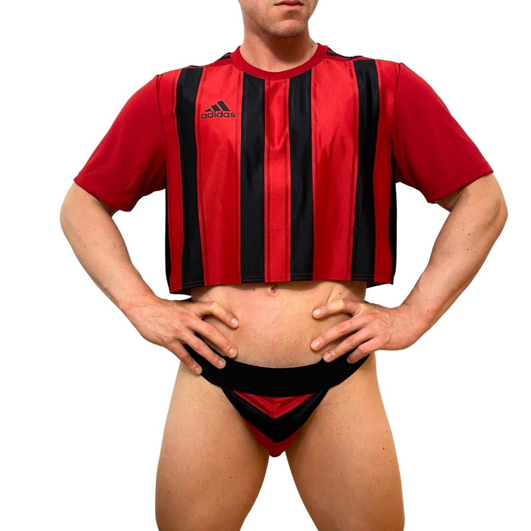Adidas Red/Black Look