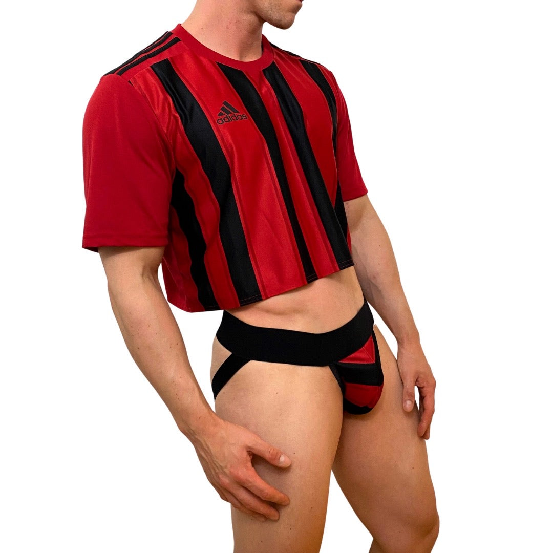Adidas Red/Black Look
