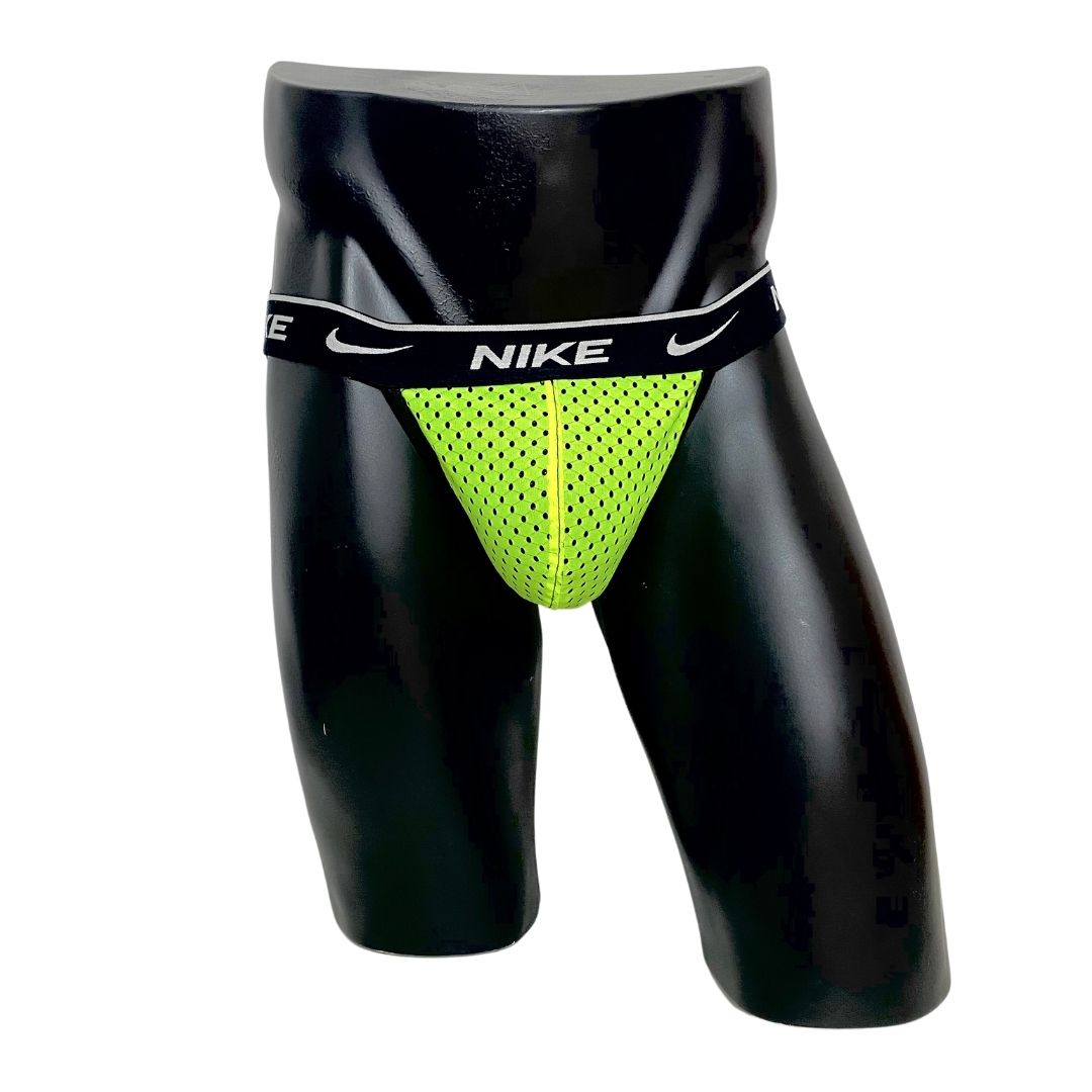 SNEAKERMASK Nike Neon Green Jockstrap