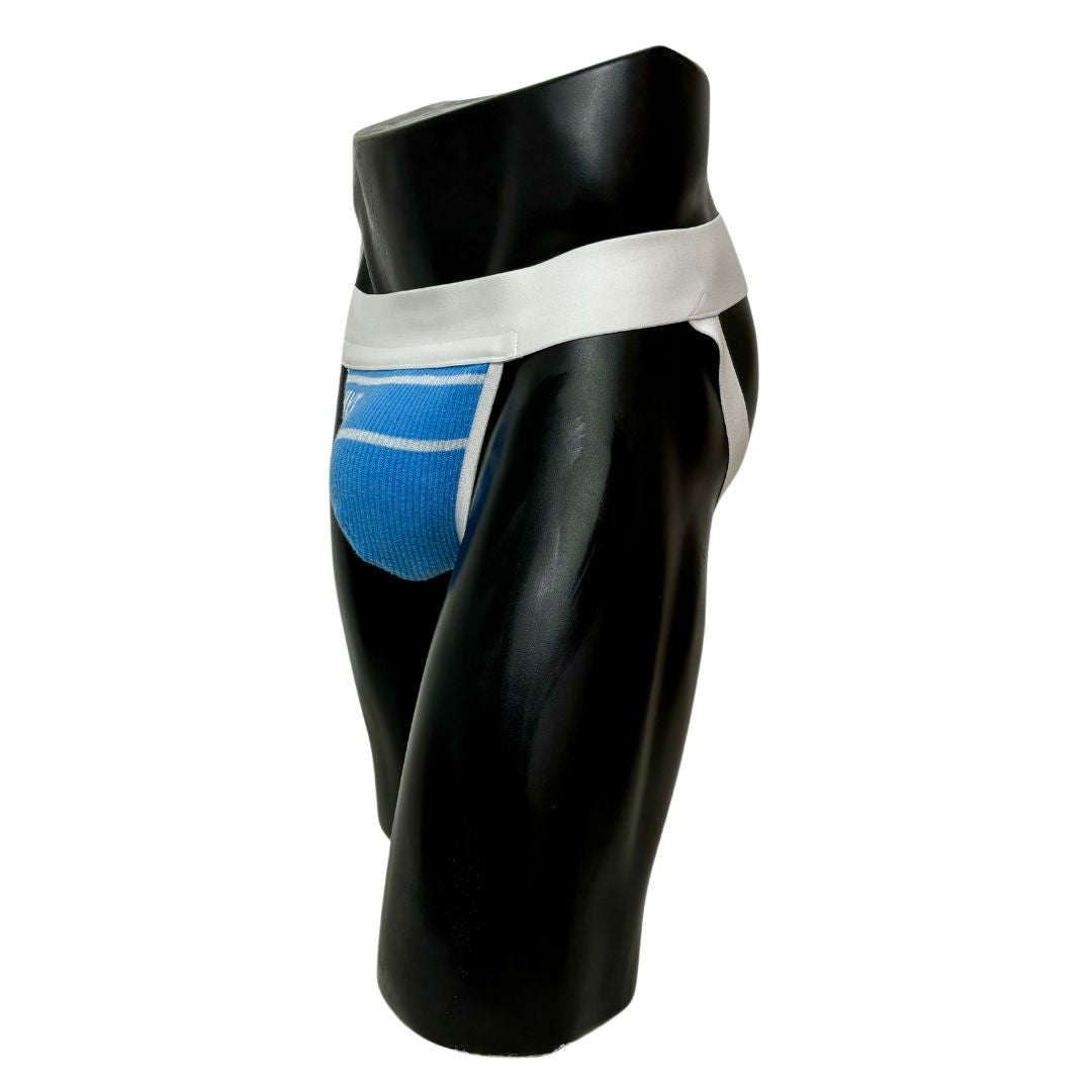 Nike Retro Sky Blue Logo Socks Jockstrap