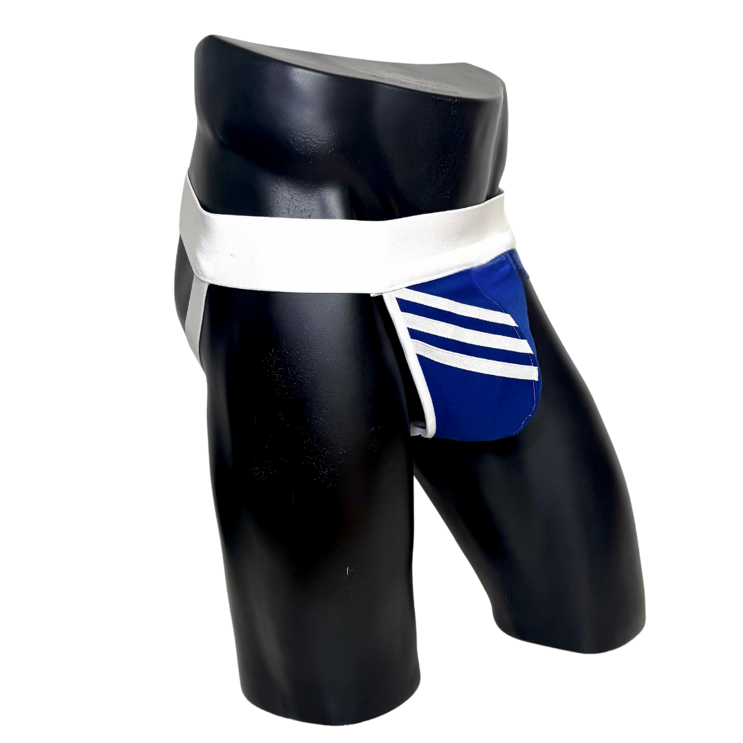 Adidas 3 Stripes Dark Blue Pocket Jockstrap 2.0