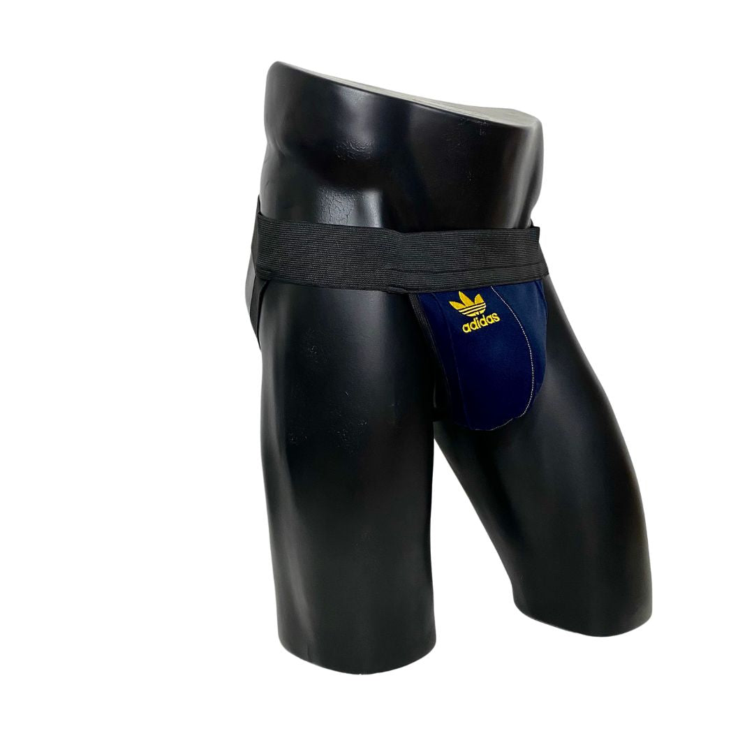 Adidas Originals Dark Blue/Yellow Jockstrap