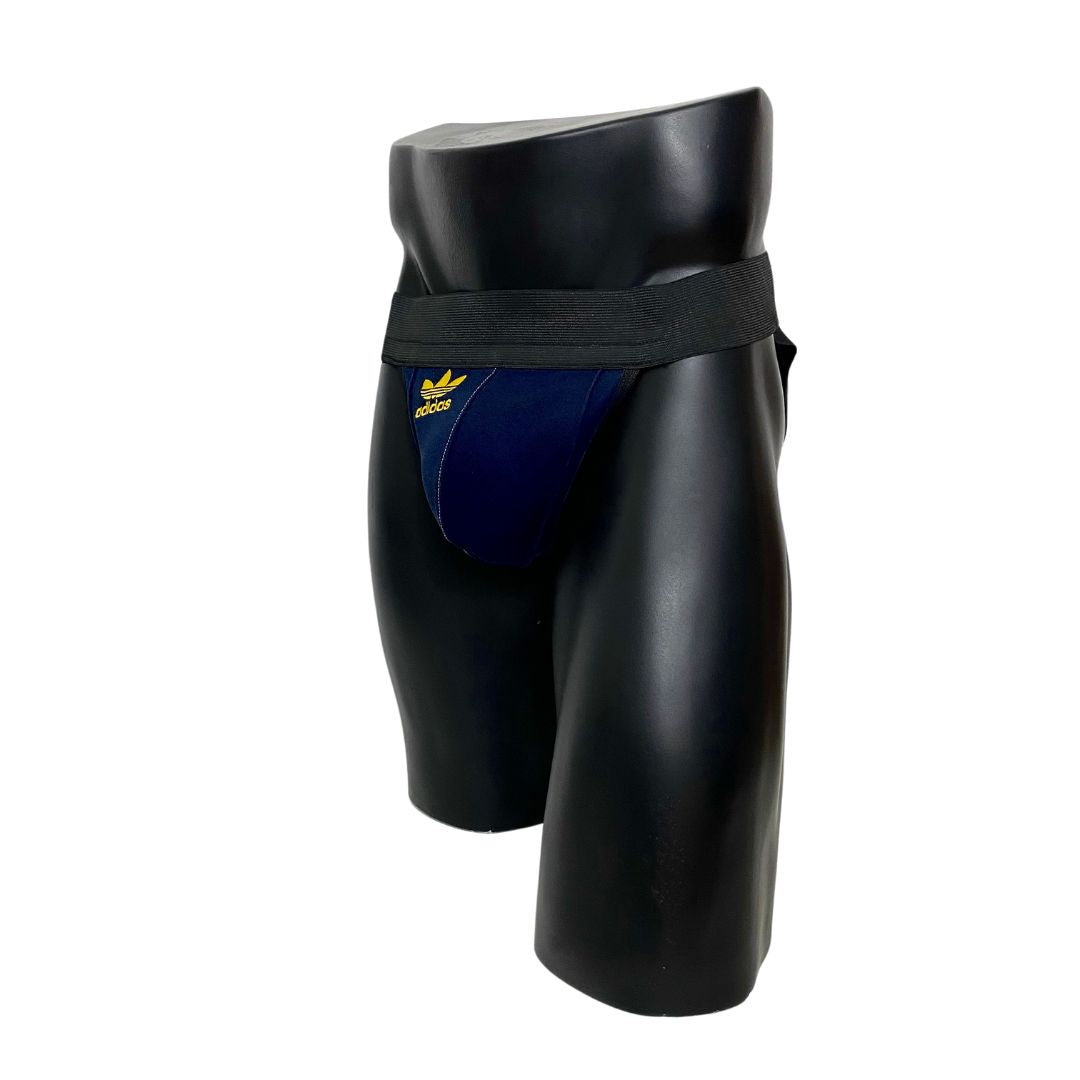 Adidas Originals Dark Blue/Yellow Jockstrap