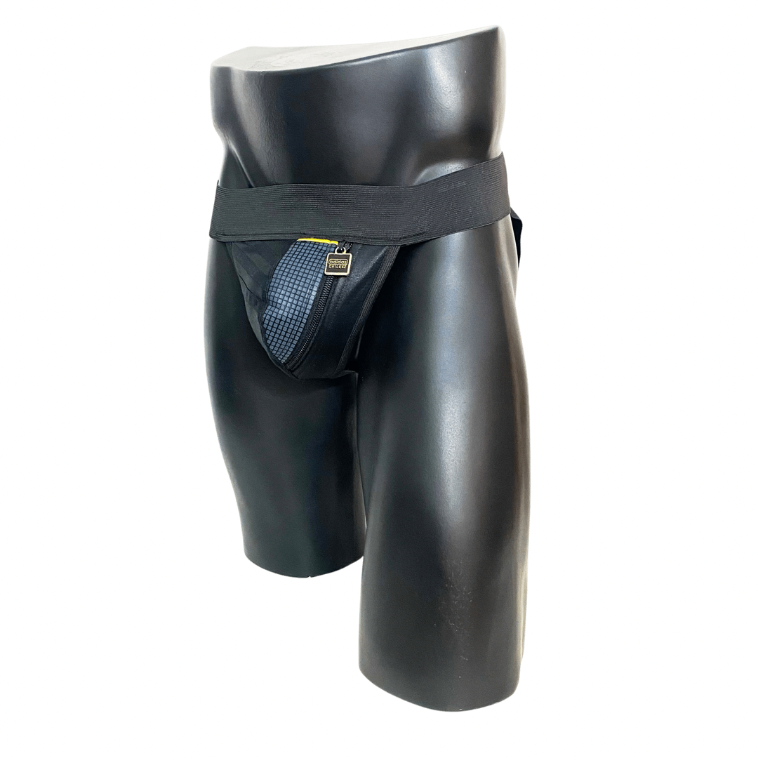 Adidas Chile 62 Black - Yellow Pocket Jockstrap/Thong 4.0