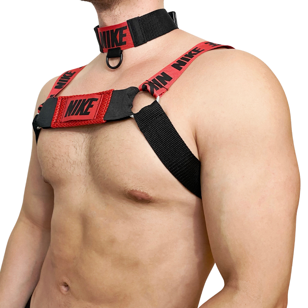 SNEAKERMASK Nike Air Max Red Harness and Choker