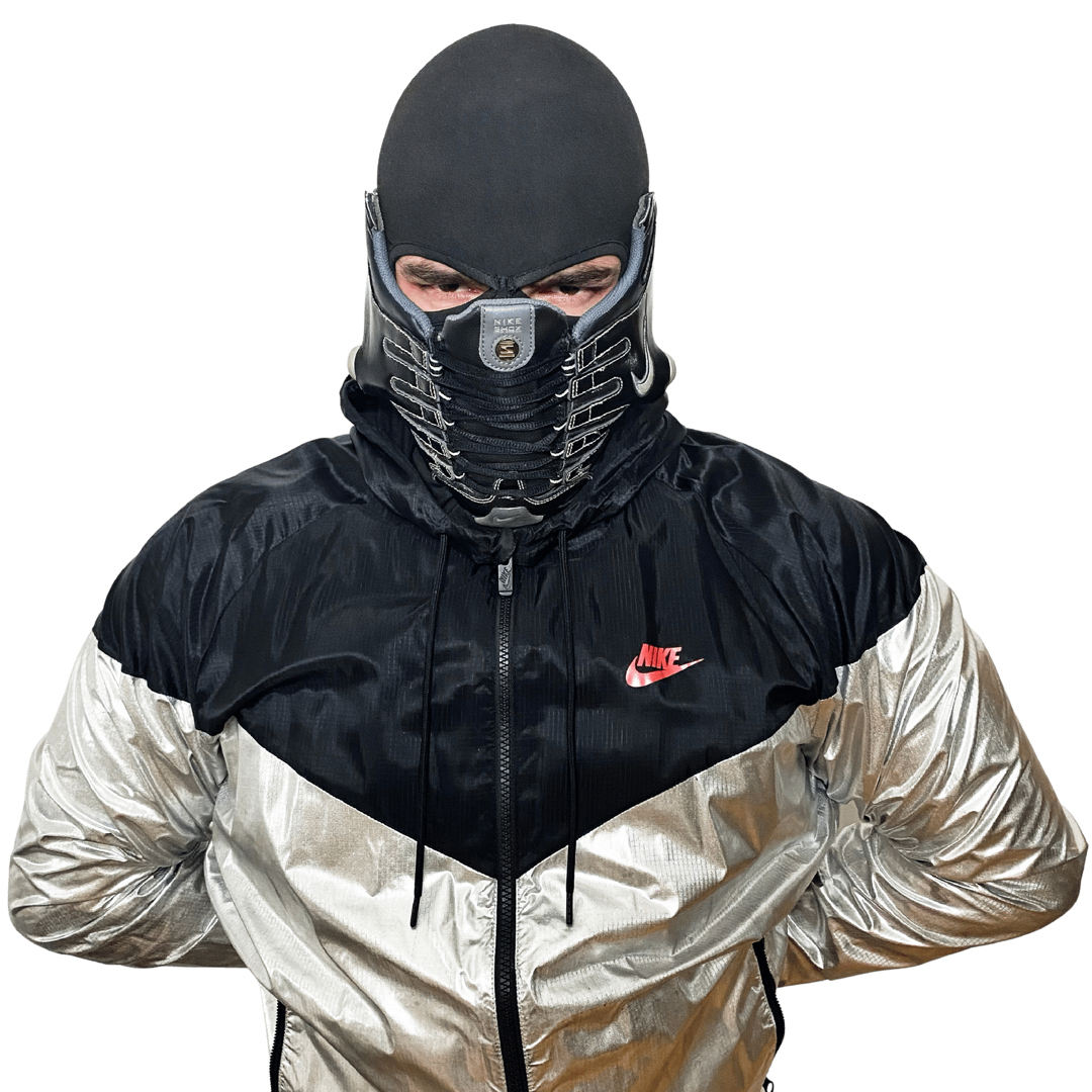 Nike Shox NZ Black Silver Mask