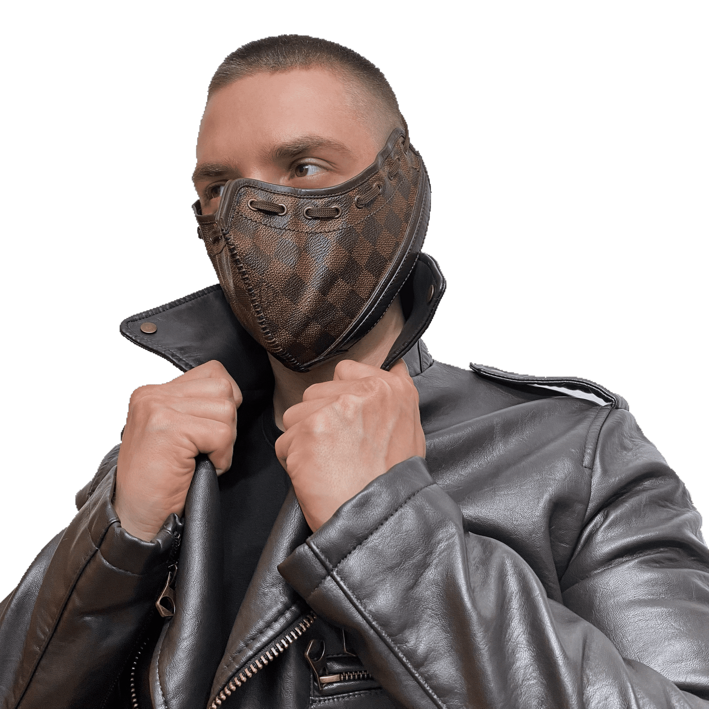 Louis Vuitton Leather Mask