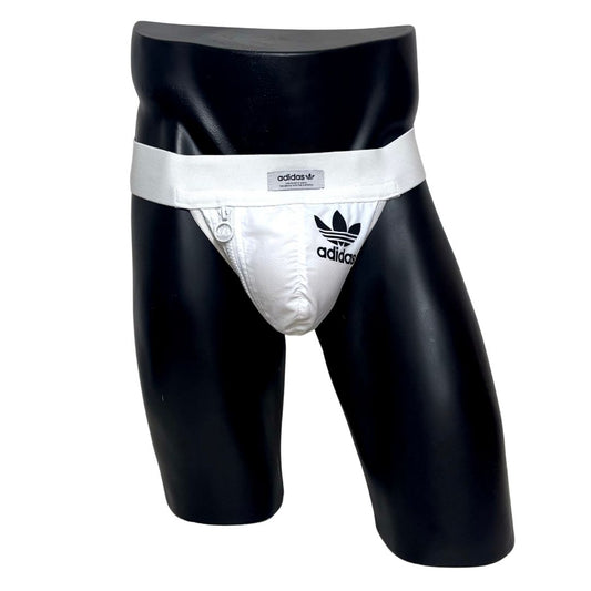 Adidas Originals Logo White Jockstrap/Thong