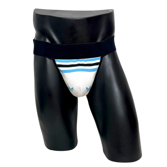 Adidas Originals Black/Blue Socks Jockstrap