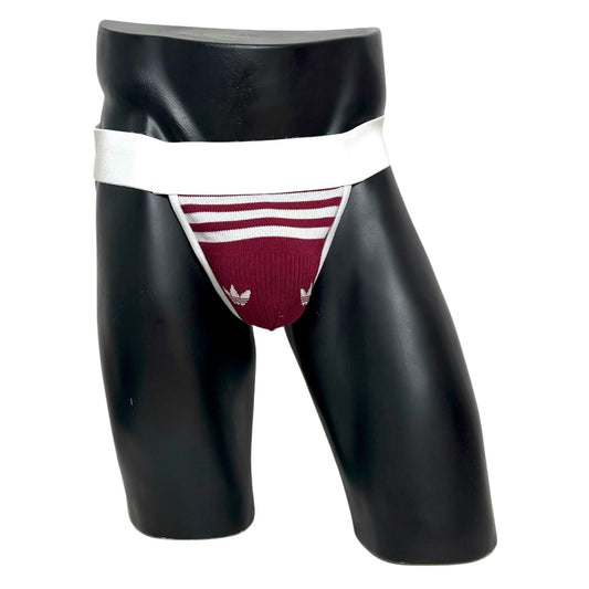 Adidas Originals Burgundy Socks Jockstrap