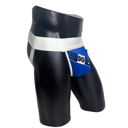 Nike Just Do It Blue Pocket Jockstrap