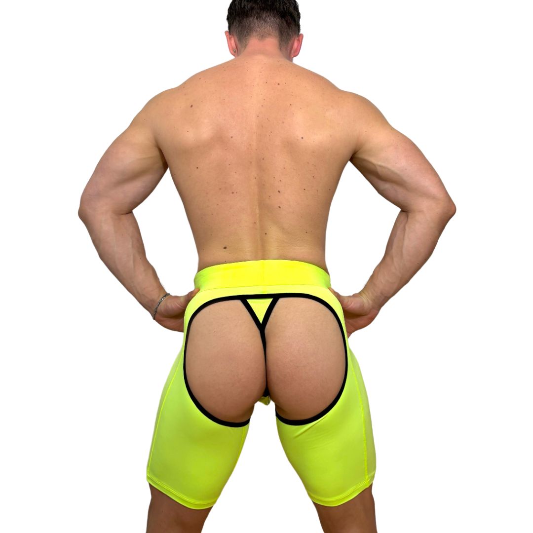 Nike Sport Neon Green Short Chaps