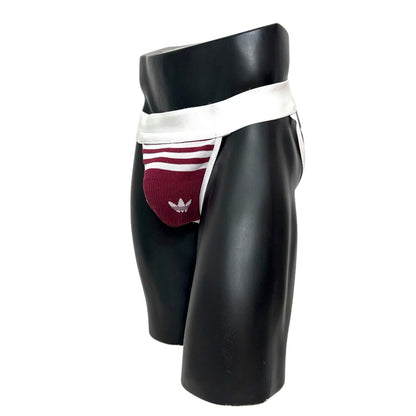 Adidas Originals Burgundy Socks Jockstrap