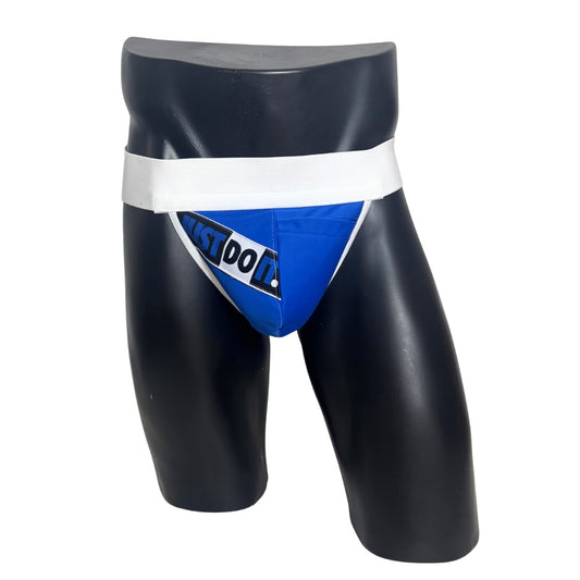 Nike Just Do It Blue Pocket Jockstrap