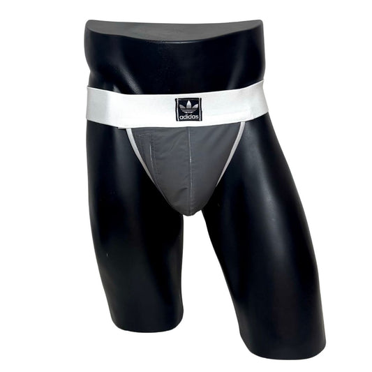 Adidas Originals Label Gray Jockstrap/Thong