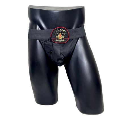 Alpha Industries Black Pocket Jockstrap
