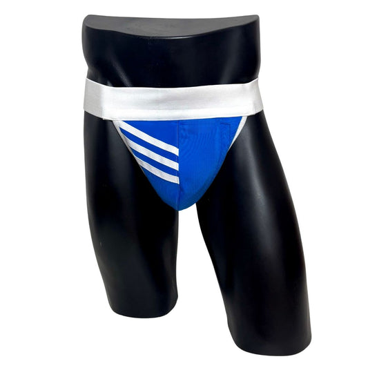 Adidas 3 Stripes Royal Blue Pocket Jockstrap/Thong