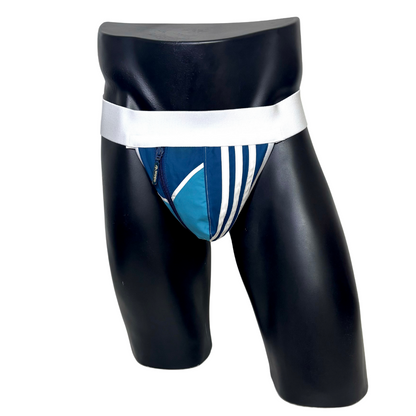 Adidas 3 Stripes Navy Blue Pocket Jockstrap 2.0