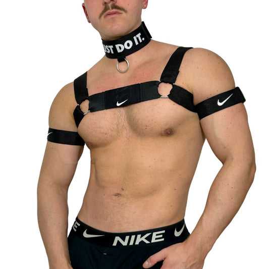 Nike Just Do It Harness, Choker and Arm Bands SET