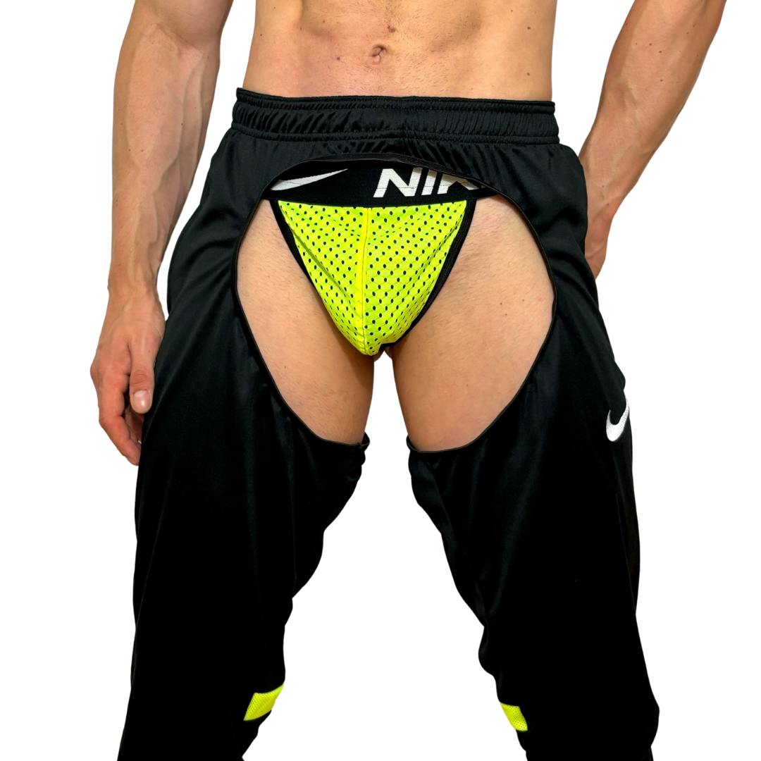 Nike Sport Black/Neon Green Chaps