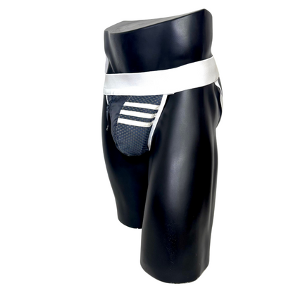 Adidas 3 Stripes Dark Gray Pocket Jockstrap