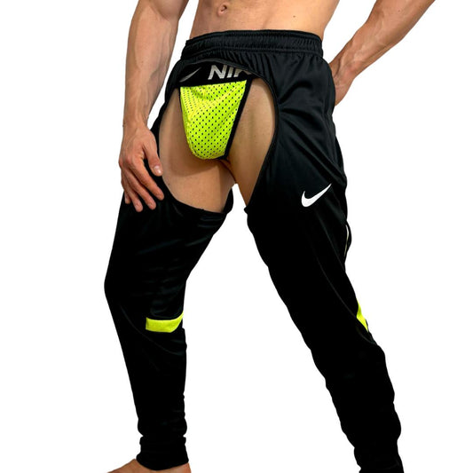 Nike Sport Black/Neon Green Chaps