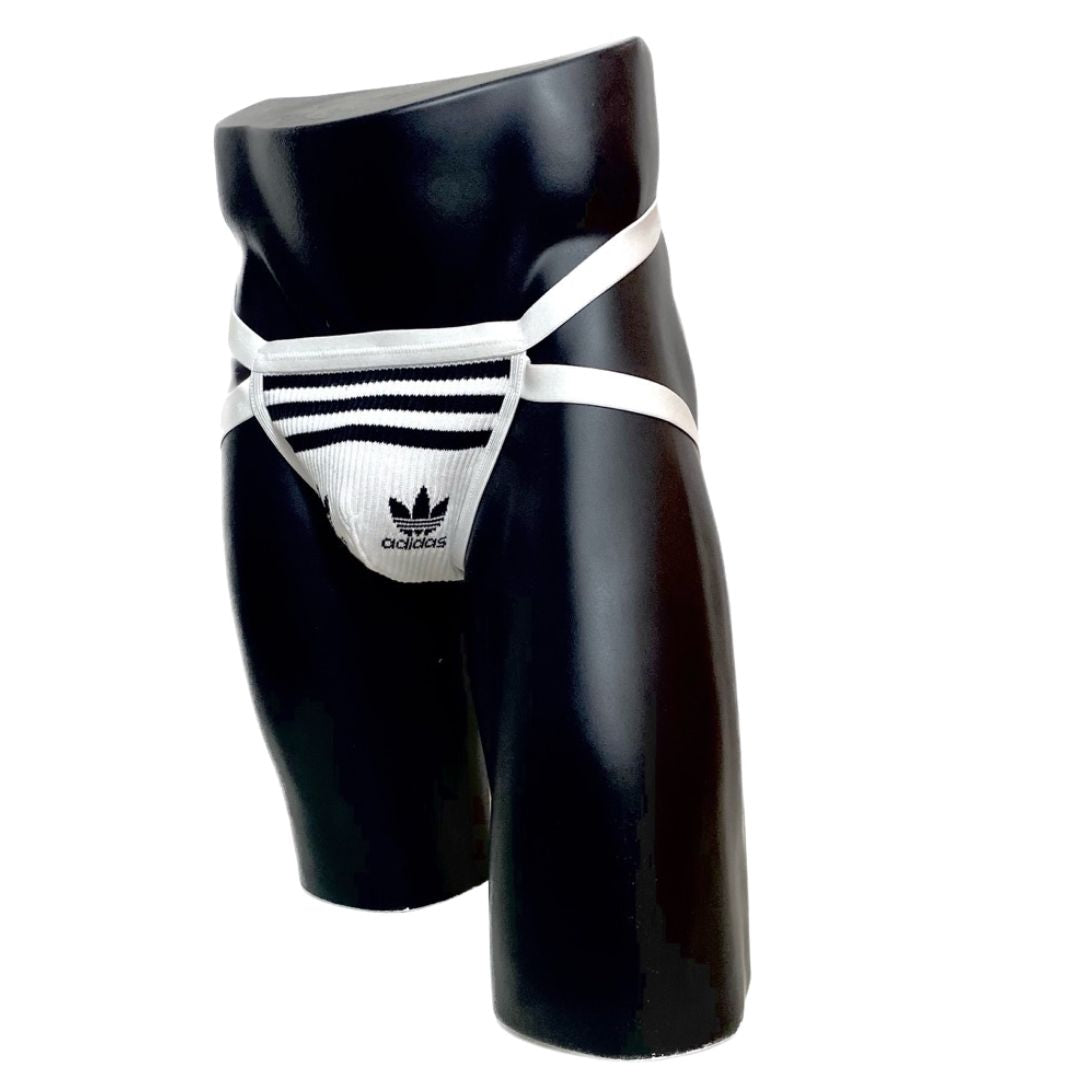 SNEAKERMASK Adidas Black/White Jockstrap