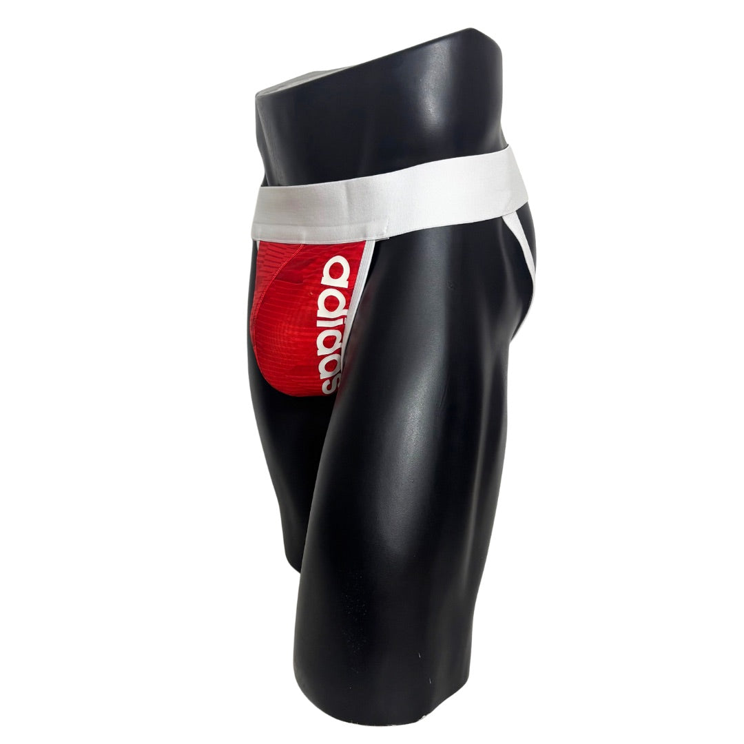 Adidas Sport Side Logo Red Jockstrap
