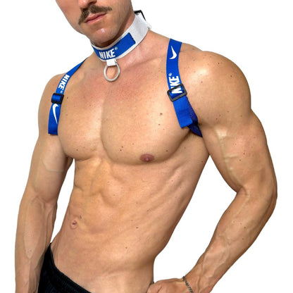 Nike Blue Sport Harness & Choker Set