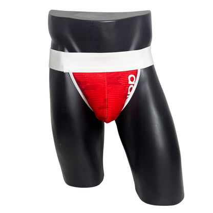 Adidas Sport Side Logo Red Jockstrap