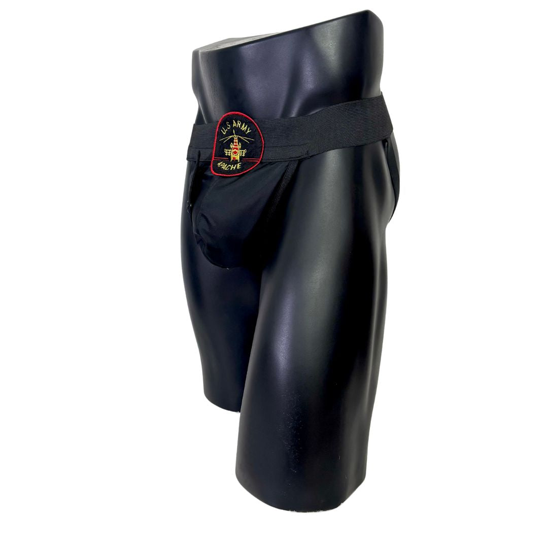 Alpha Industries Black Pocket Jockstrap