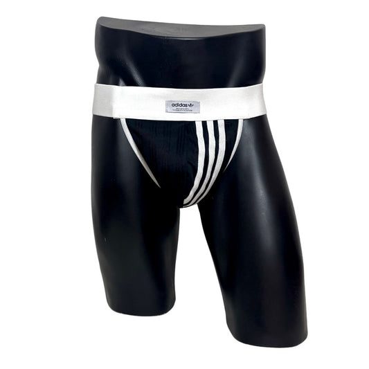 Adidas 3 Stripes Black Pocket Jockstrap/Thong 3.0