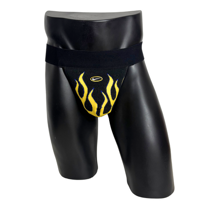 Nike Flames Black Socks Jockstrap