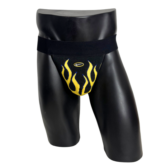 Nike Flames Black Socks Jockstrap
