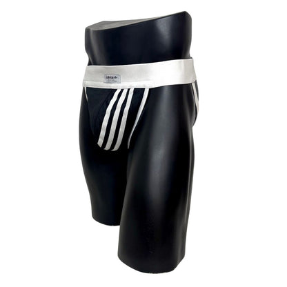 Adidas 3 Stripes Black Pocket Jockstrap/Thong 3.0