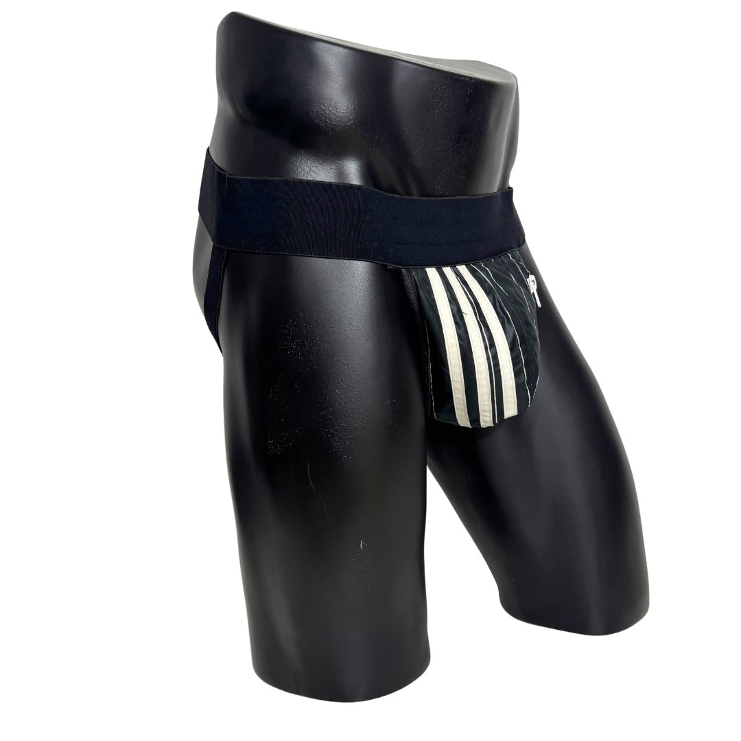 Adidas 3 Stripes Black Pocket Jockstrap 2.0