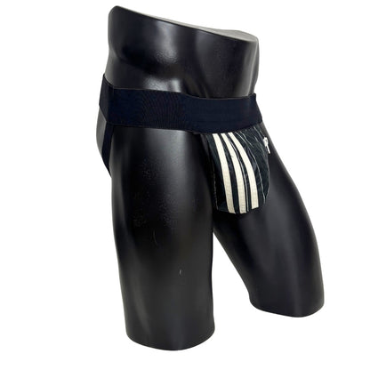 Adidas 3 Stripes Black Pocket Jockstrap 2.0