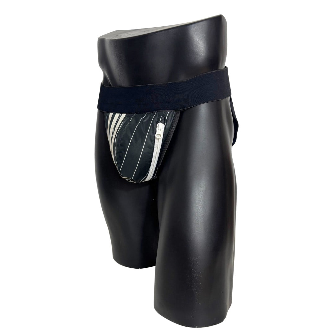 Adidas 3 Stripes Black Pocket Jockstrap 2.0