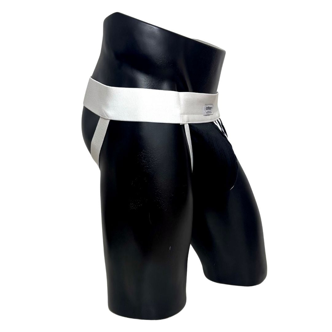 Adidas 3 Stripes Black Pocket Jockstrap/Thong 3.0