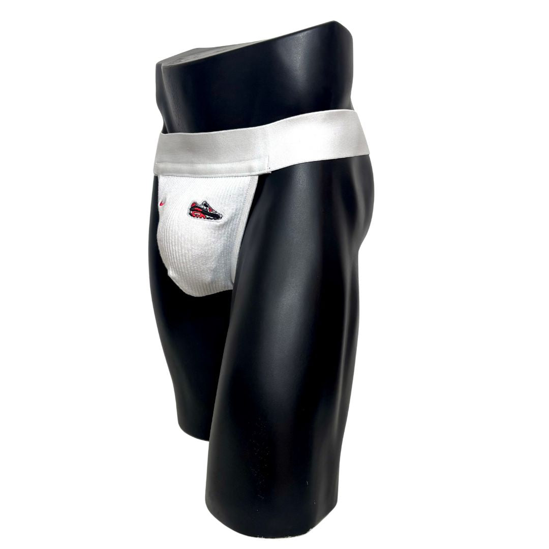 Nike White Air Max Shoe Logo Socks Jockstrap