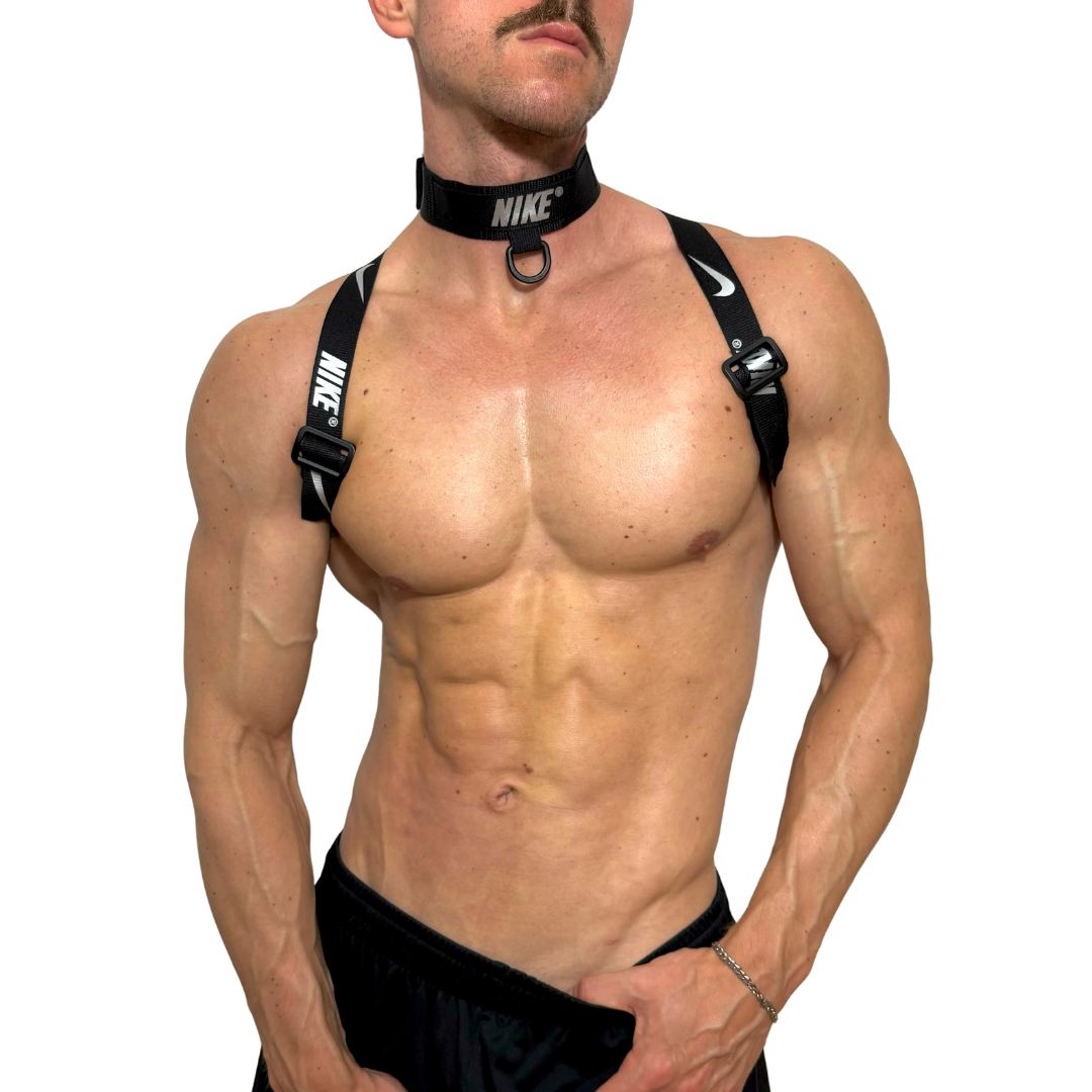 Nike Black Sport Harness & Choker Set