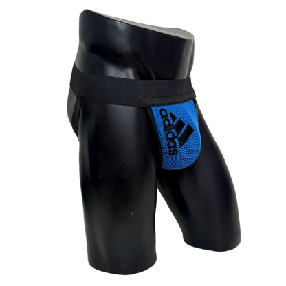 Adidas Sport Blue Logo Pocket Jockstrap