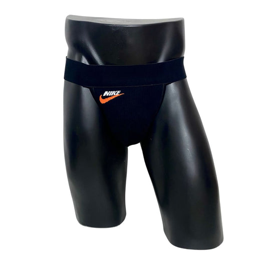 Nike Vintage Black Orange Swoosh Socks Jockstrap
